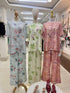 Summer Comfy Floral Embroidered and Print Co-Ord Sets